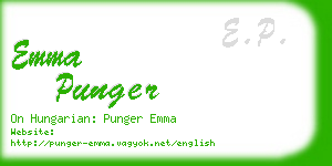 emma punger business card